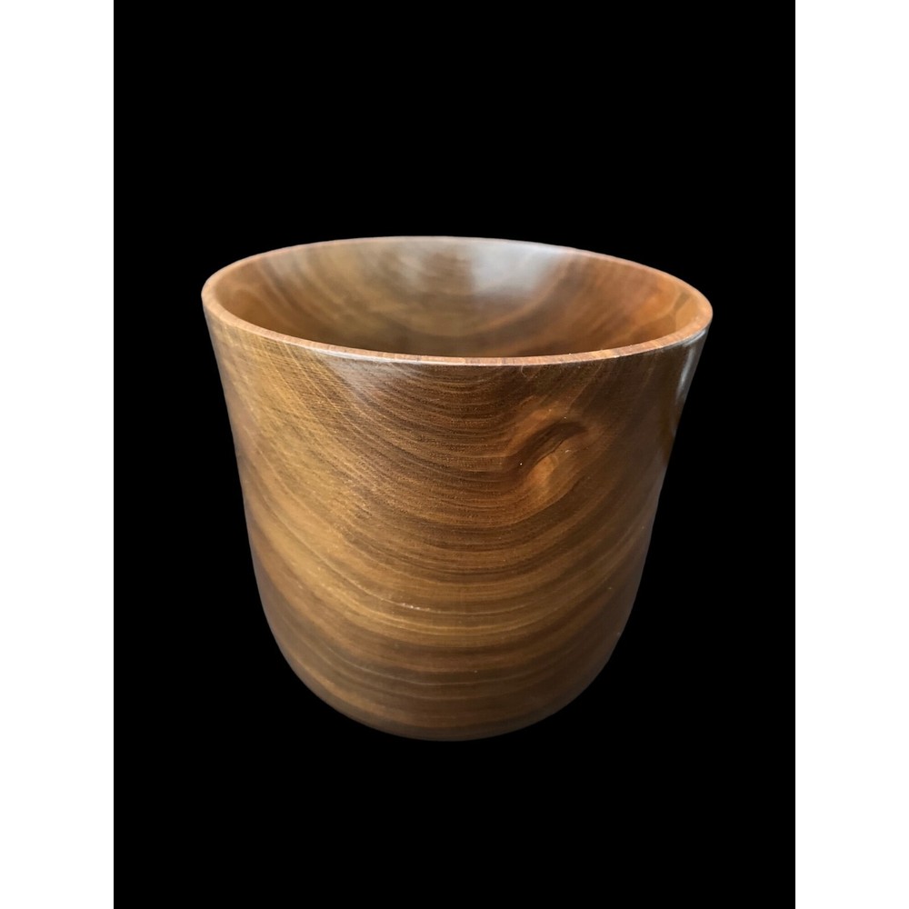 Walnut Handmade Crafted Bowl, Signed, Dated
