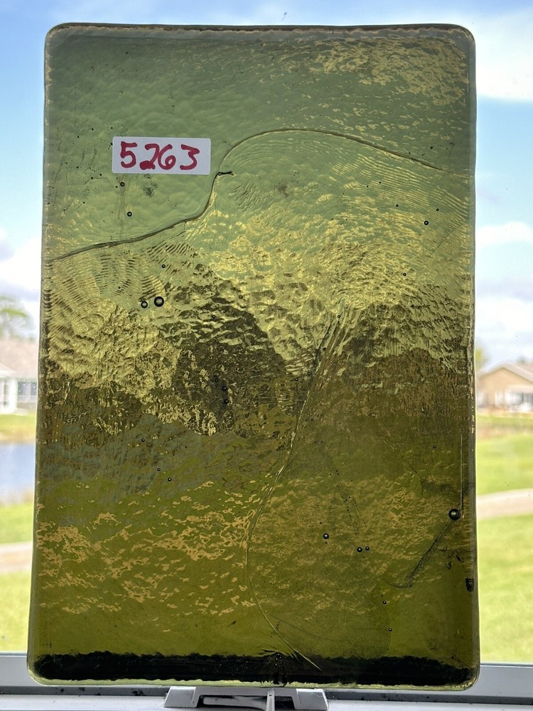 Blenko Dalle de Verre - 5263 medium olive green