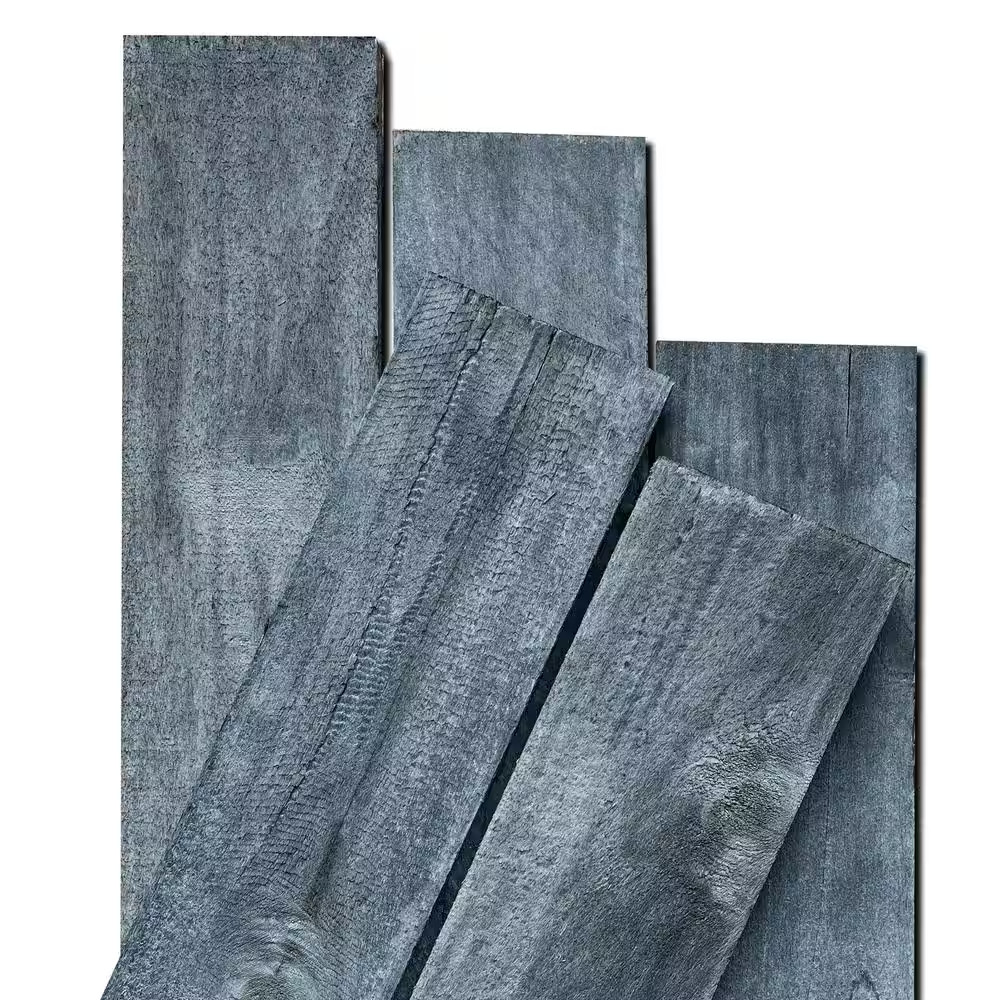 Barn Wood Wall Planks 4ft x 4in Nantucket Gray Poplar 8 Pack Rustic Reclaimed Lo