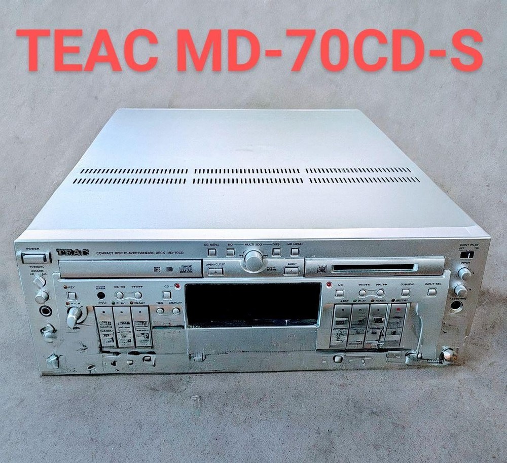 [FINAL MD MODEL] TEAC MD-70CD CD MD COMBO DECK COLLECTIBLE JAPAN