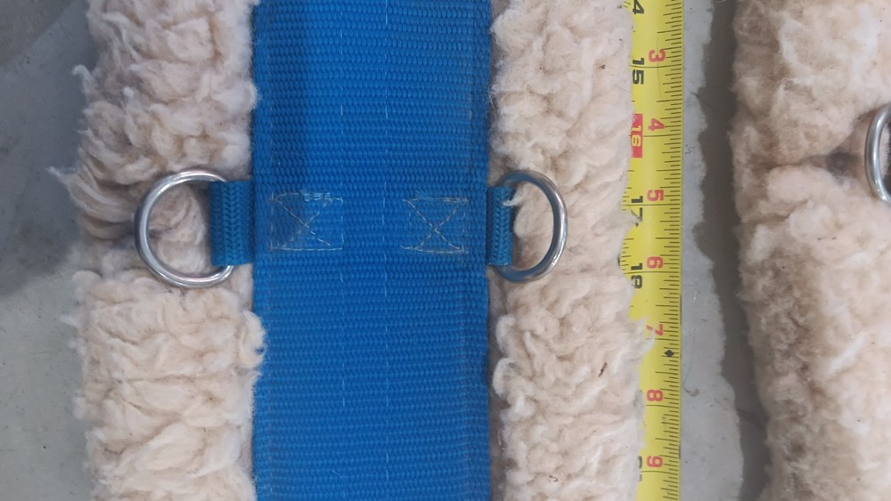 Two Fleece Western Cinches 34"