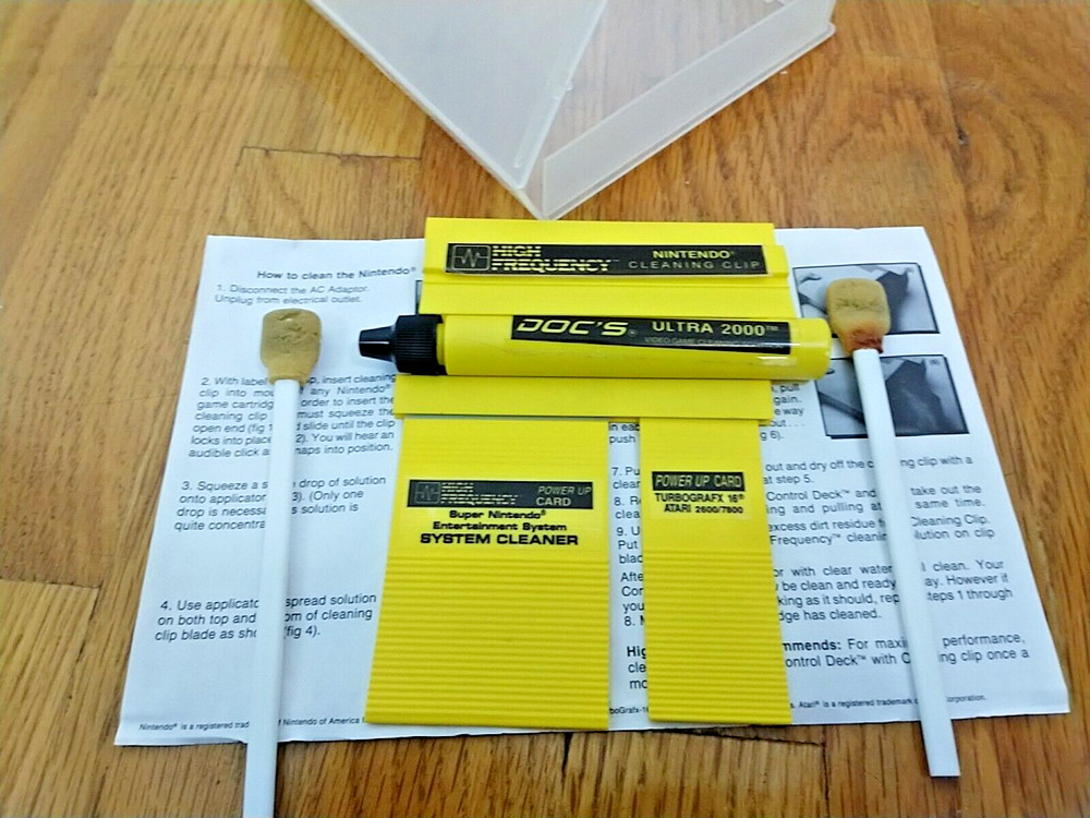 Video Game System Cleaning Kit High Frequency Nintendo Atari Genesis