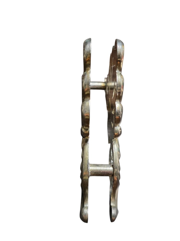 Vintage Style Ornate Silver Plated Knife Rest Shell Scroll Tableware Decor