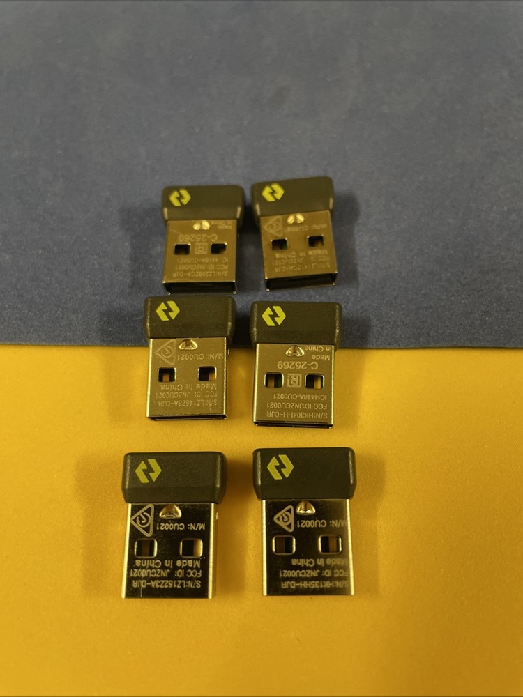 LOT 6 Logitech Logi Bolt USB Receiver – CU0021 Bluetooth Adapter