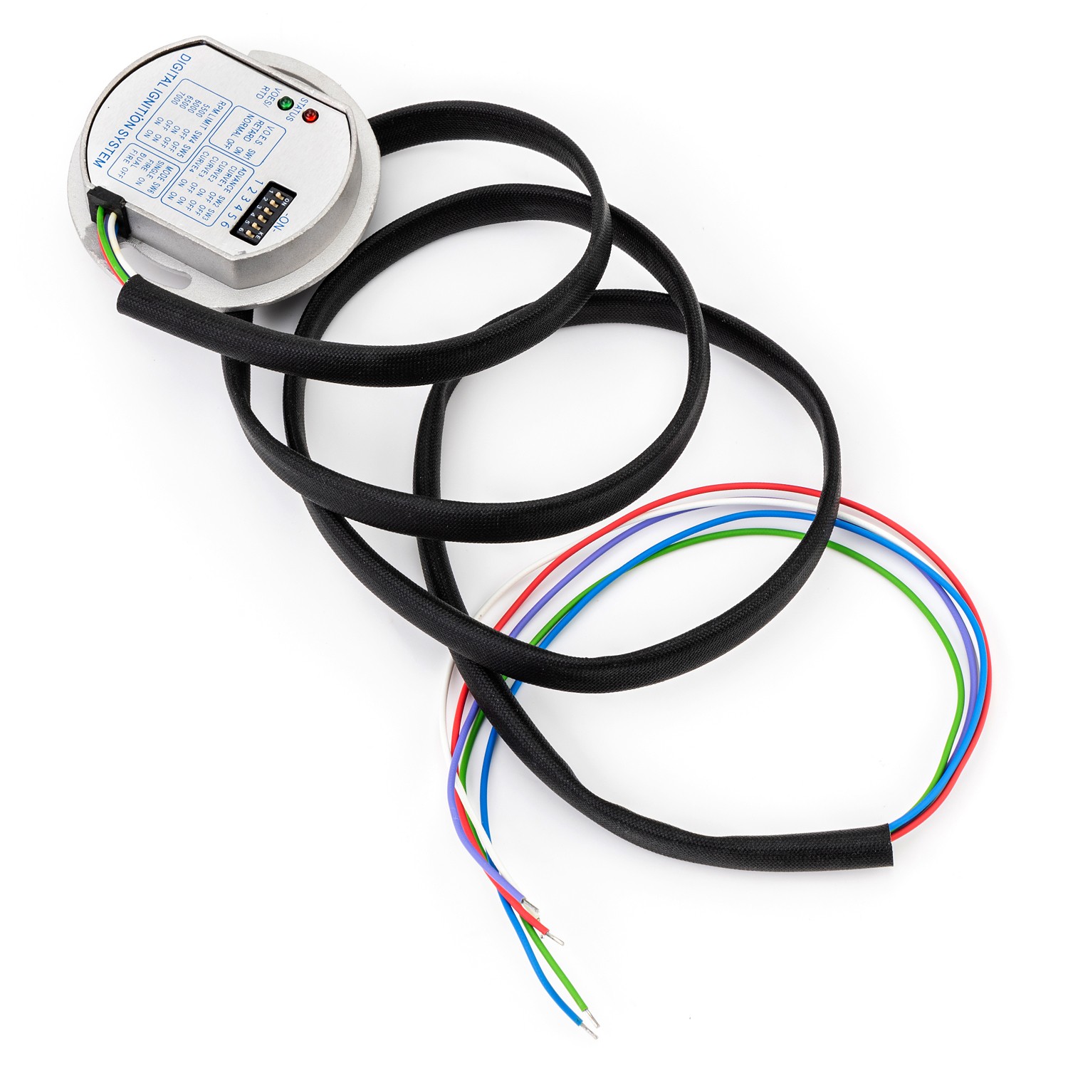 Single Fire Programmable Ignition Coil Kit 53-660 For Harley Evo Big Twin & XL 7