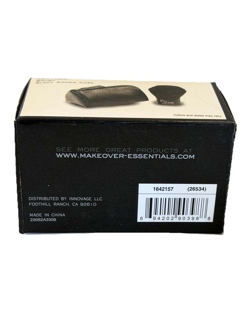 M.E. Kabuki Brush With Zipper Case - Black