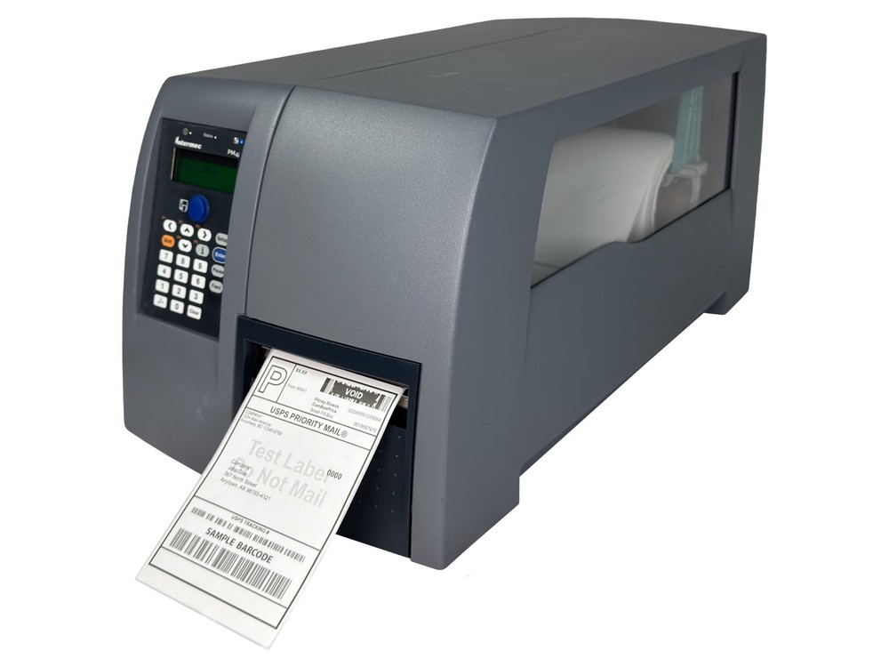 Intermec EasyCoder PM4i Thermal Transfer Label Printer USB Ethernet Serial