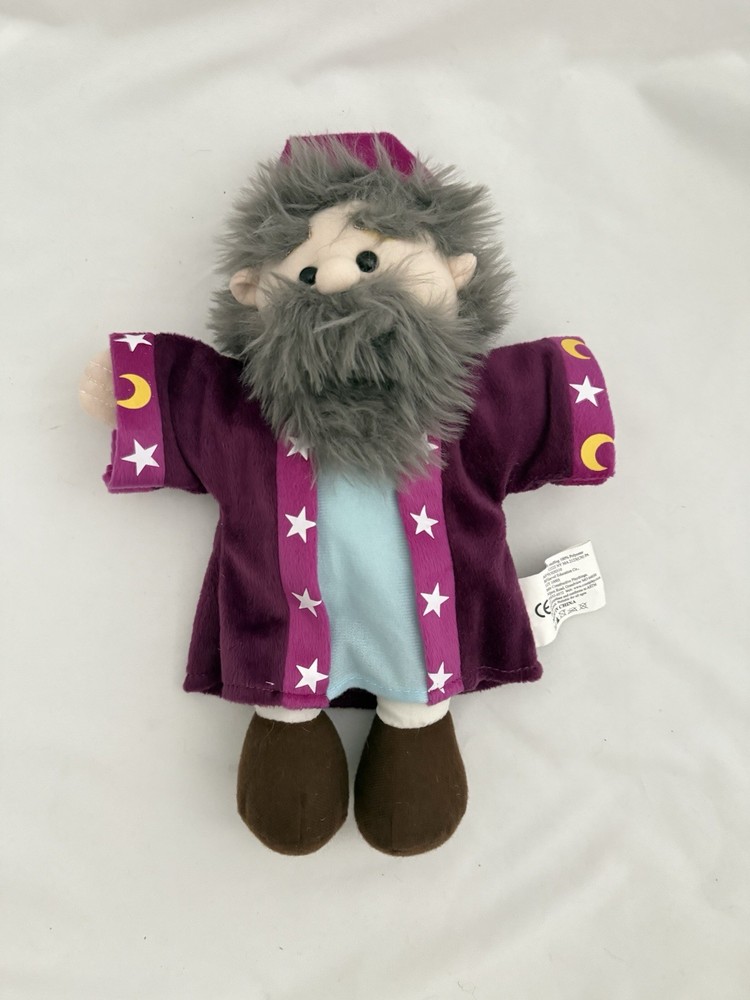Constructive Playthings Royal Puppets Wizard Plush Stuffed Toy Hand Puppet