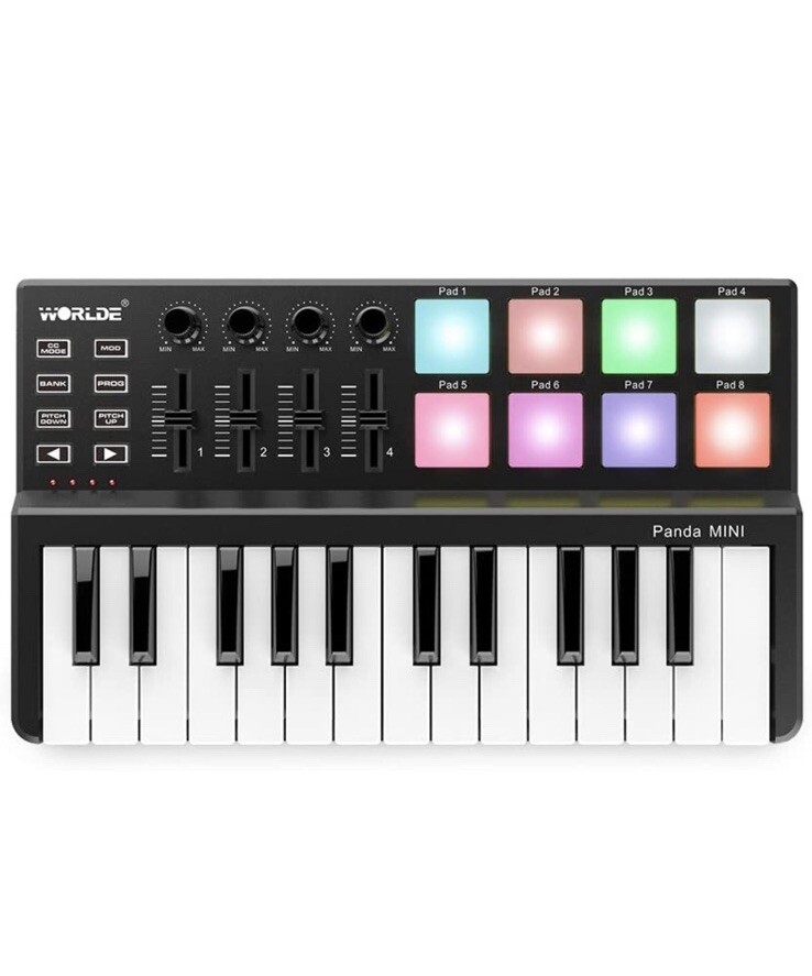 Worlde Panda mini Portable USB Keyboard - Open Box item