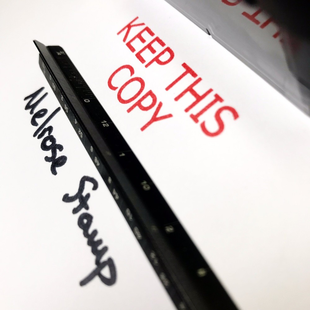 Keep This Copy Rubber Stamp Red Ink Self Inking Ideal 4913