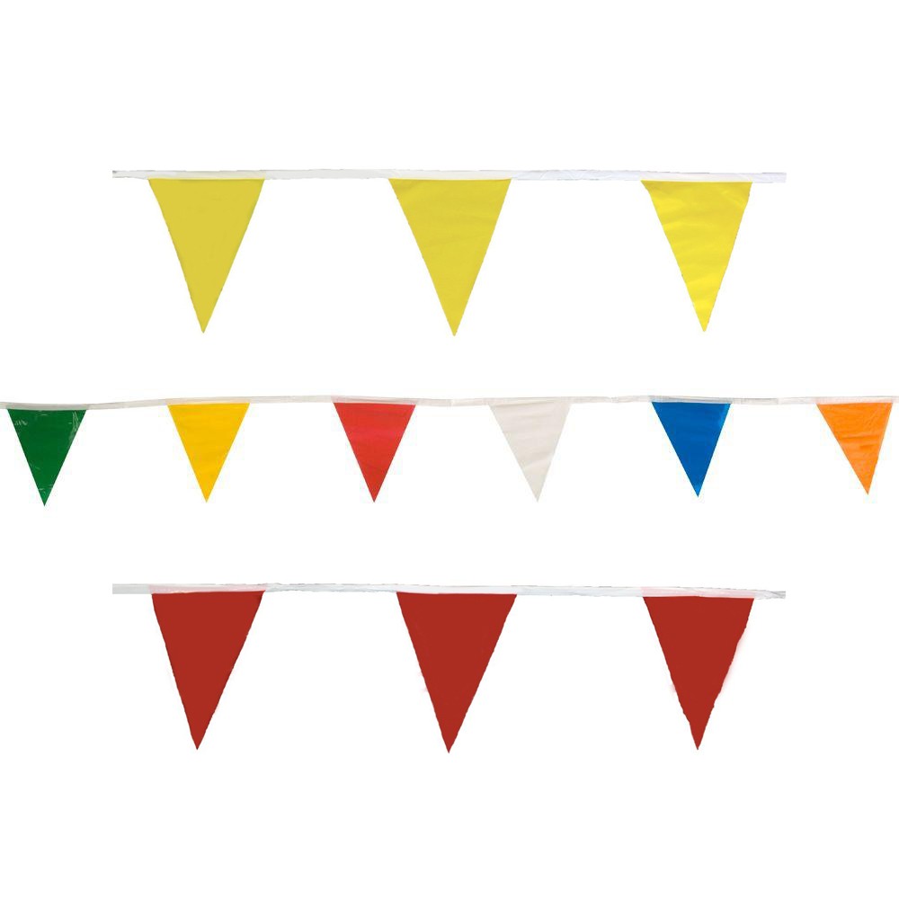 Presco Standard Pennant Flags: 60 ft. (Red)