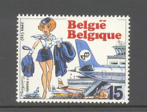 BELGIUM 1993 Natasja comics mnh** 2528