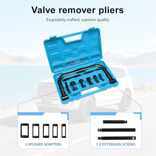 Motorcycle Valve Spring Compressor, 10PCS Small Engine Hollow Valve Spring