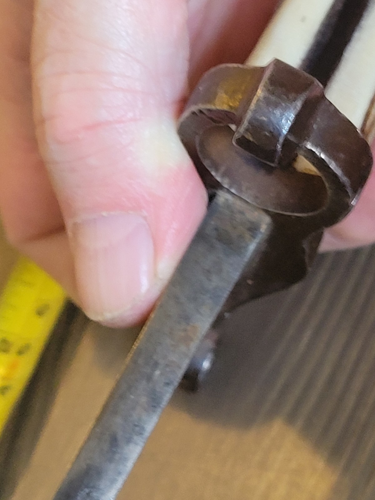 Custom Modified M1856 Bayonet by WKC/Stag Handle Bowie w/Custom Sheath