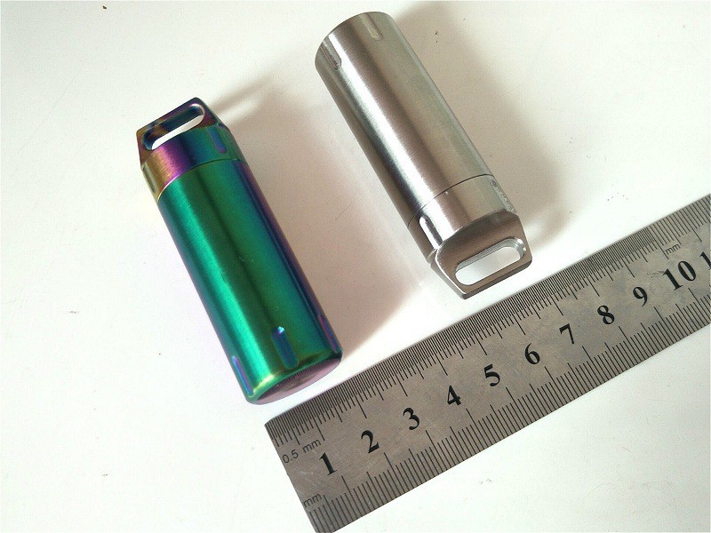Mini Case Box Container Bottle Stainless Steel Waterproof Pill Holders Match