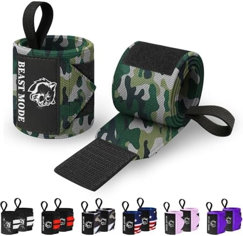 Heavy duty wrist wraps for weightlifting