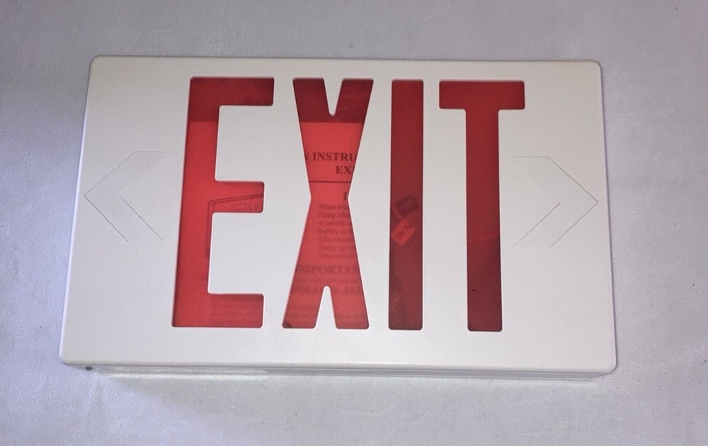 RED LED Emergency Exit Sign 120/277