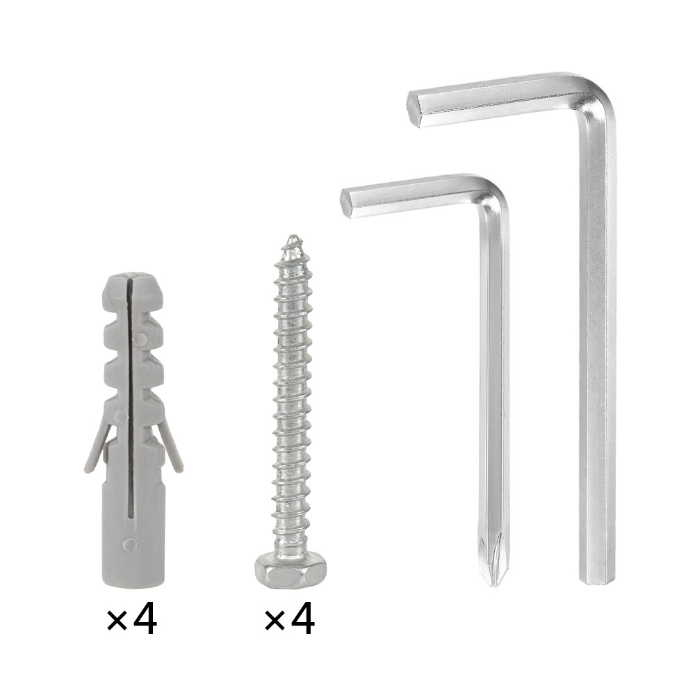 Foldable Bedside Table Wall Mounted Floating Nightstand Bedroom Storage Shelf