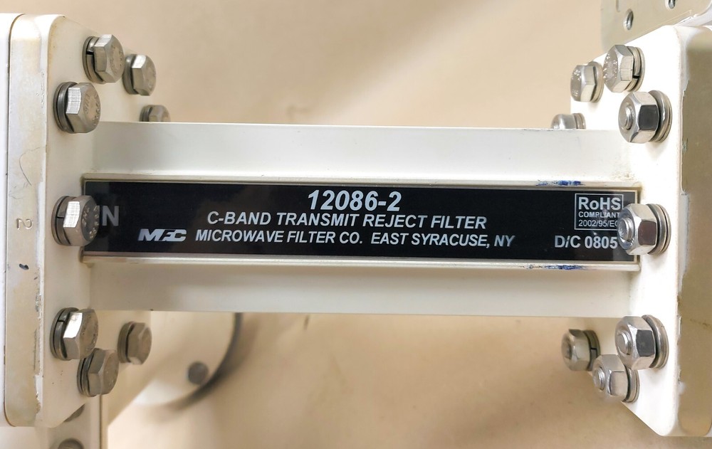 Microwave Filter Co. 12086-2 C-Band Transmit Reject Filter