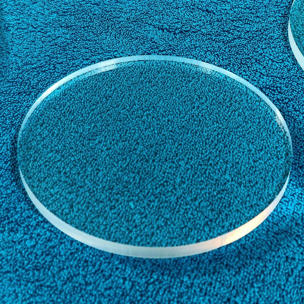 1/4" Plastic Circle Disc Round Acrylic Sheet Clear Plexiglass - All Sizes