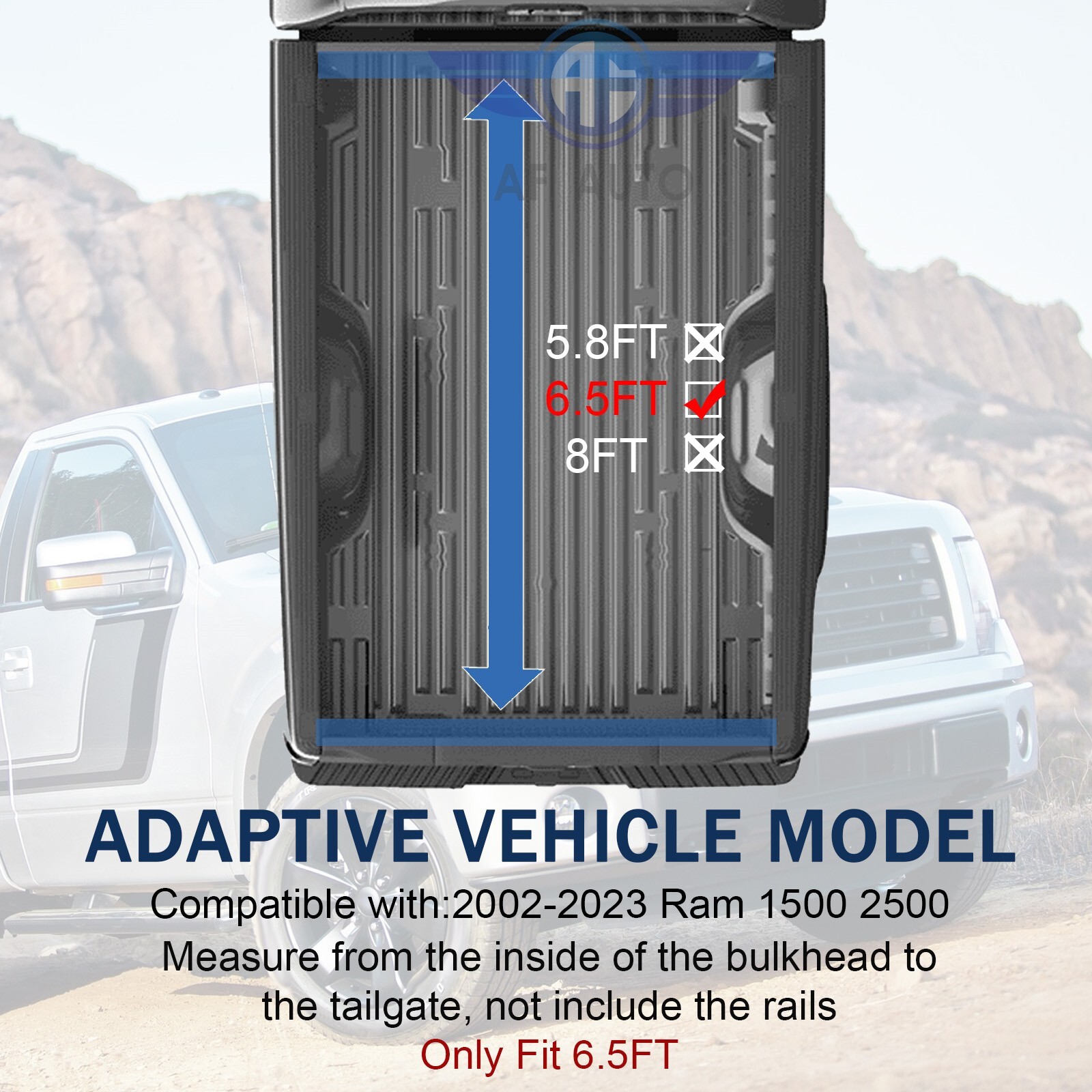 FOR 09-24 DODGE RAM 1500 2500 3500 6.5FT BED SOFT VINYL ROLL-UP TONNEAU COVER