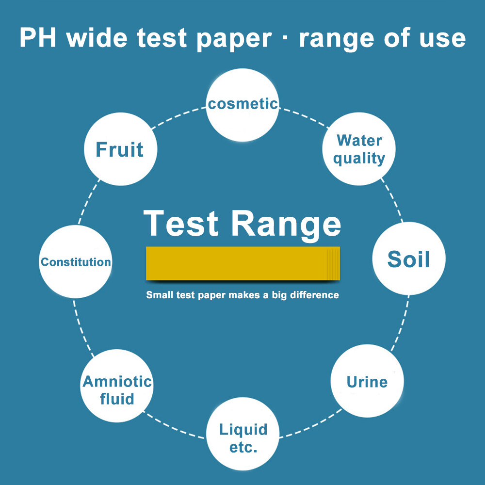 80 PH Test Strips Litmus Test Paper Full Range 1-14 pH Acidic Alkaline Indicator