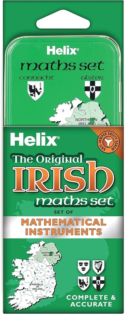 Helix Irish Tin Maths / Geometry Set