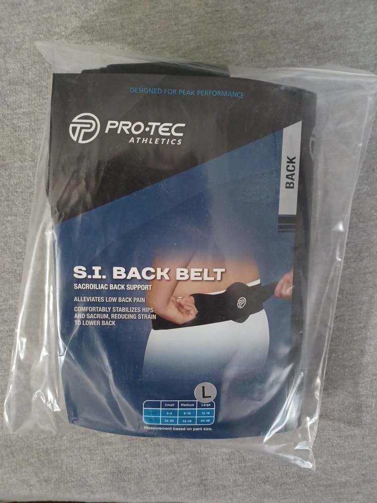 PRO-TEC ATHLETICS S.I. Back Belt. Size Large