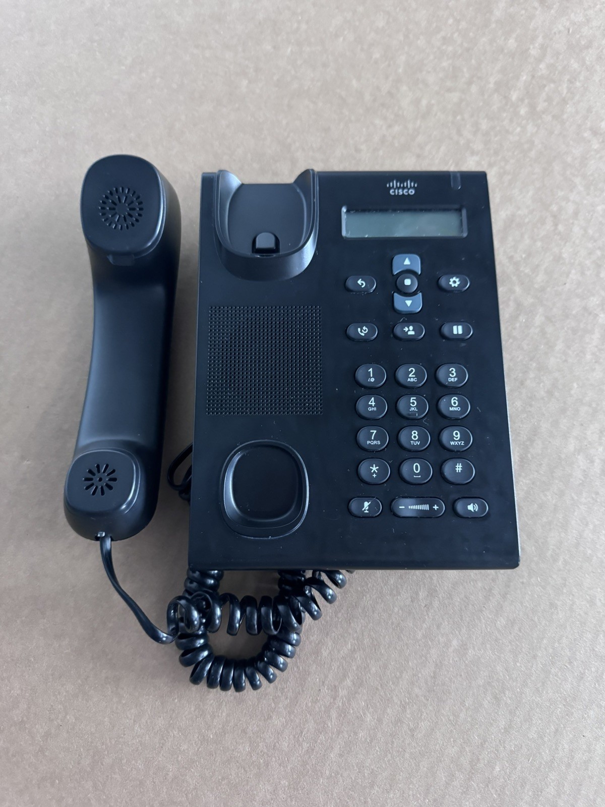 Cisco CP-3905 Unified SIP Phone 3905 Charcoal VOIP Standard Handset Tested