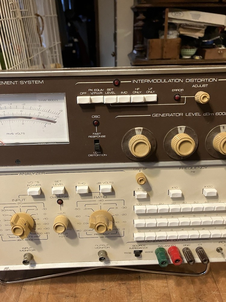 Sound Technology Model 1710A Distortion Measurement System Analyzer Options 3/4