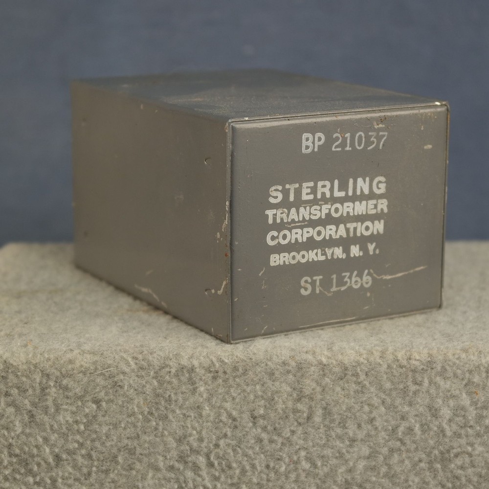 Sterling BP 21037 Inductor Filter Choke 27 Henry 650 Ohm Sealed Case A1