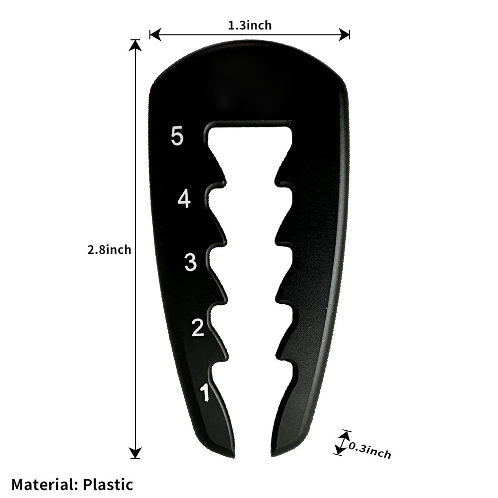 Ball Badge HeightRight Adjustable Golf Tee Height Tool Durable Design CW