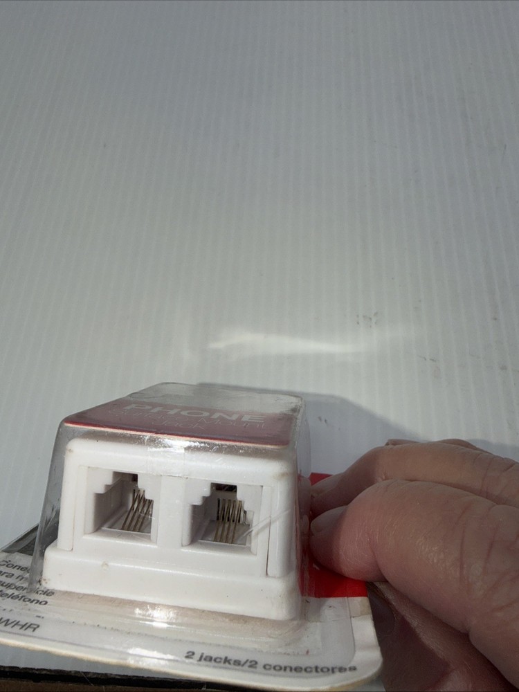 RCA TP2662WHR Phone Surface-Mount 2 Jack Connector {108}