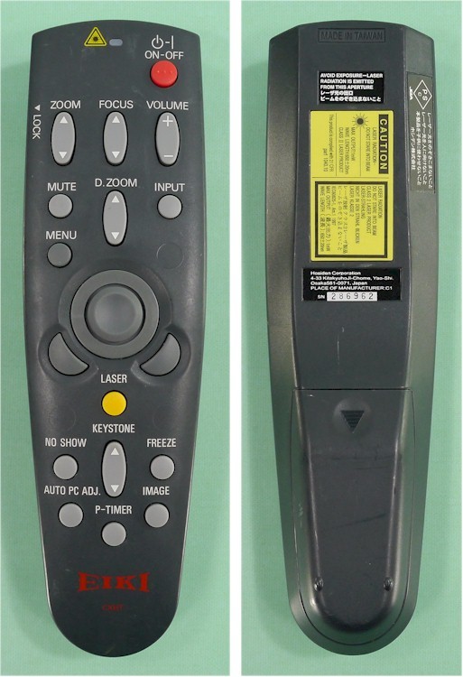ORIGINAL EIKI CXHT Projector Remote Control ++FREE SHIP!