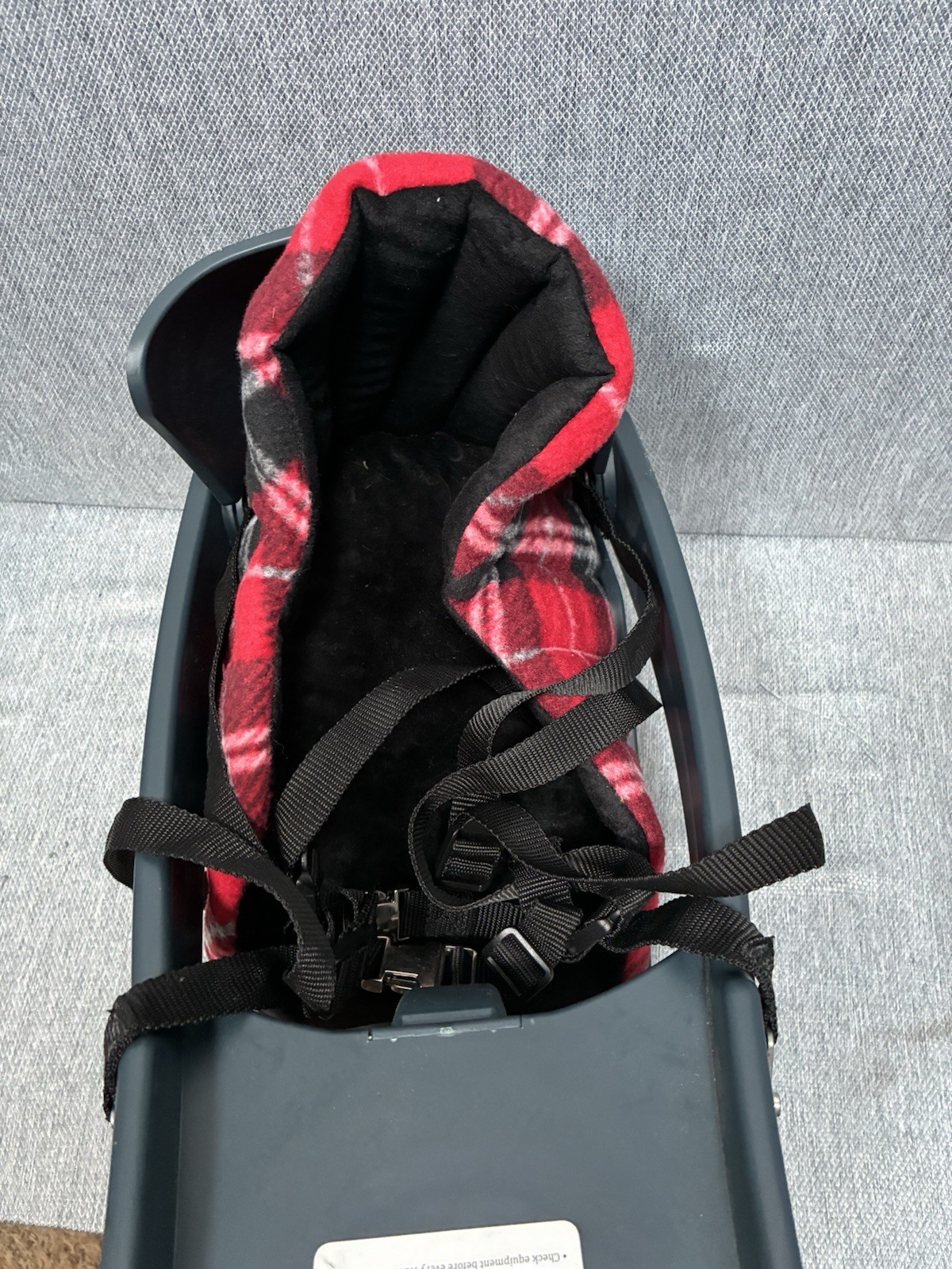 Buddyrider Dog Seat for Bicycle Pet Carrier With Padding E-Bike