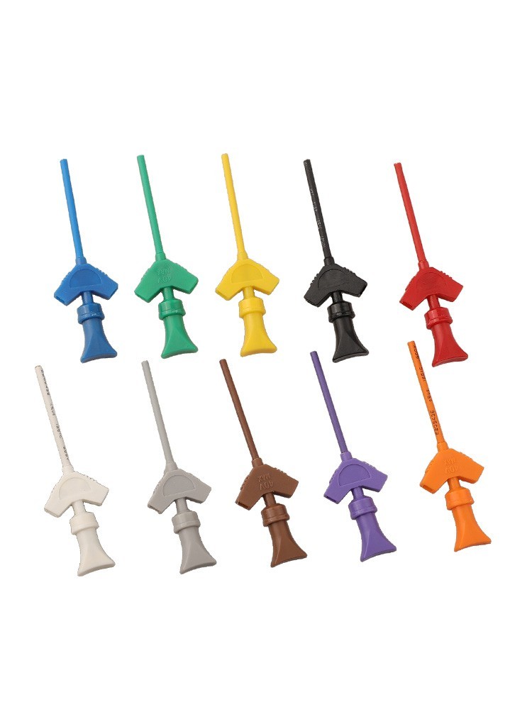 10PCS For SMD For IC Test Hook Clips Mini Grabbers for LogFor IC Analyzer Use