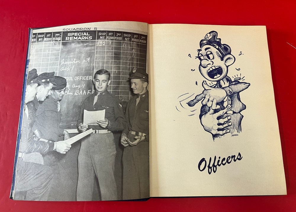 BLACKLAND ARMY AIR FIELD CLASS BOOK 44 C-ADVANCED MULTI-ENGINE