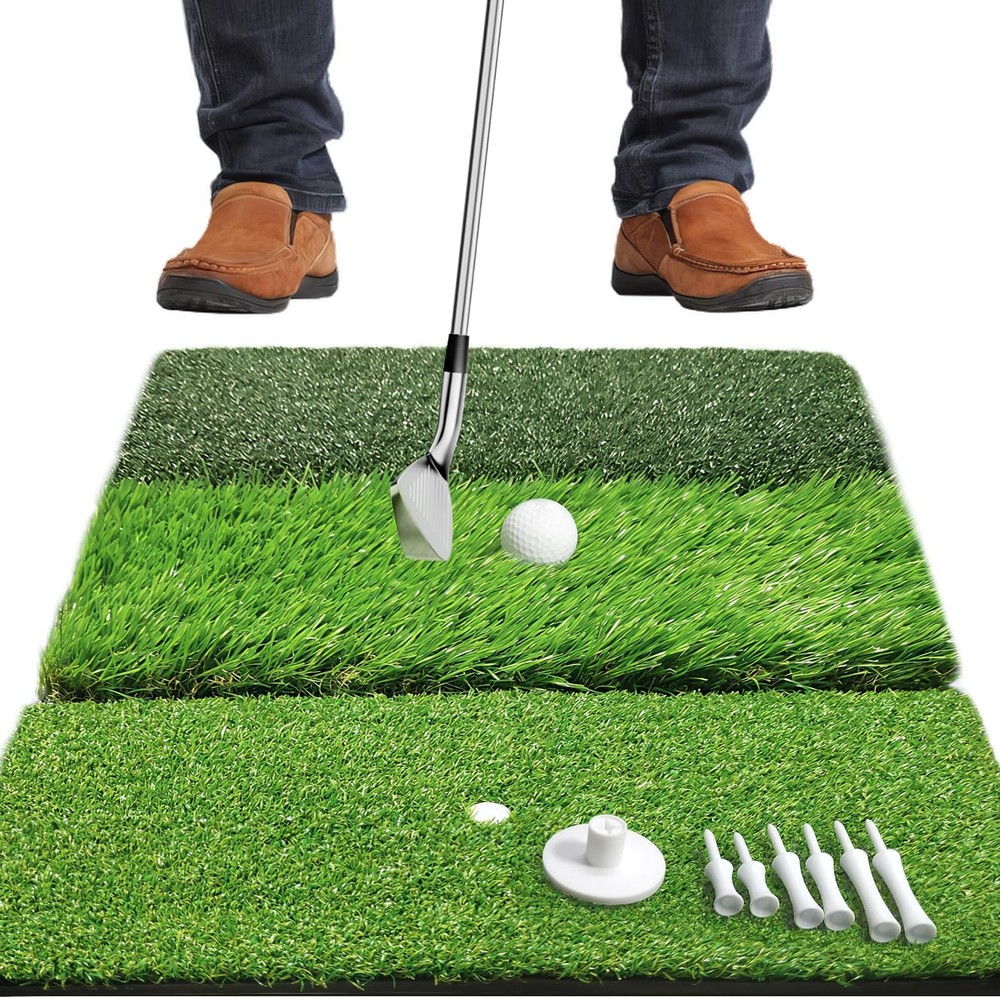 Golf Hitting Mat,Golf Training Mat for Swing Driving Chipping with Advanced A...