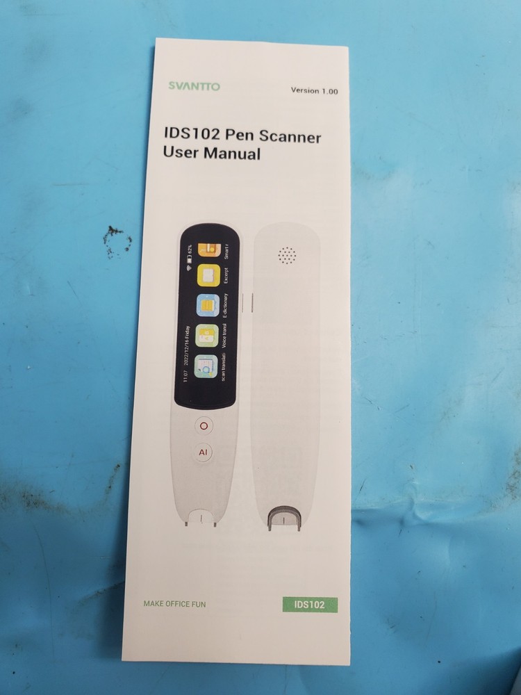 Scanning Reading Pen