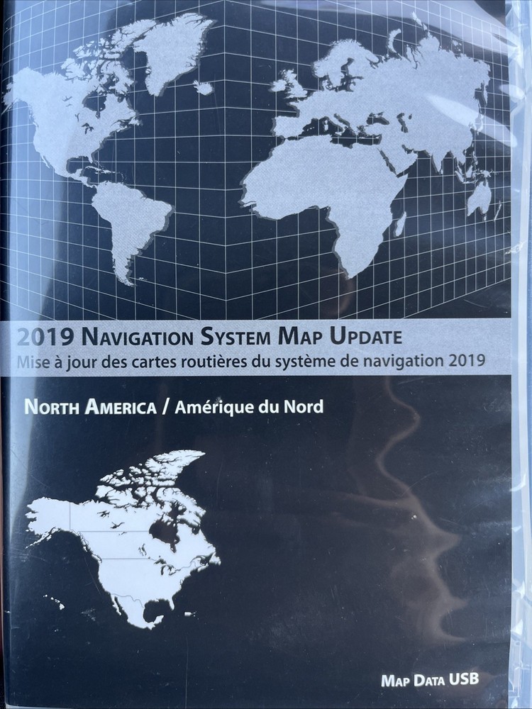 GM 2019 Navigation System Map Update North America Map Data USB