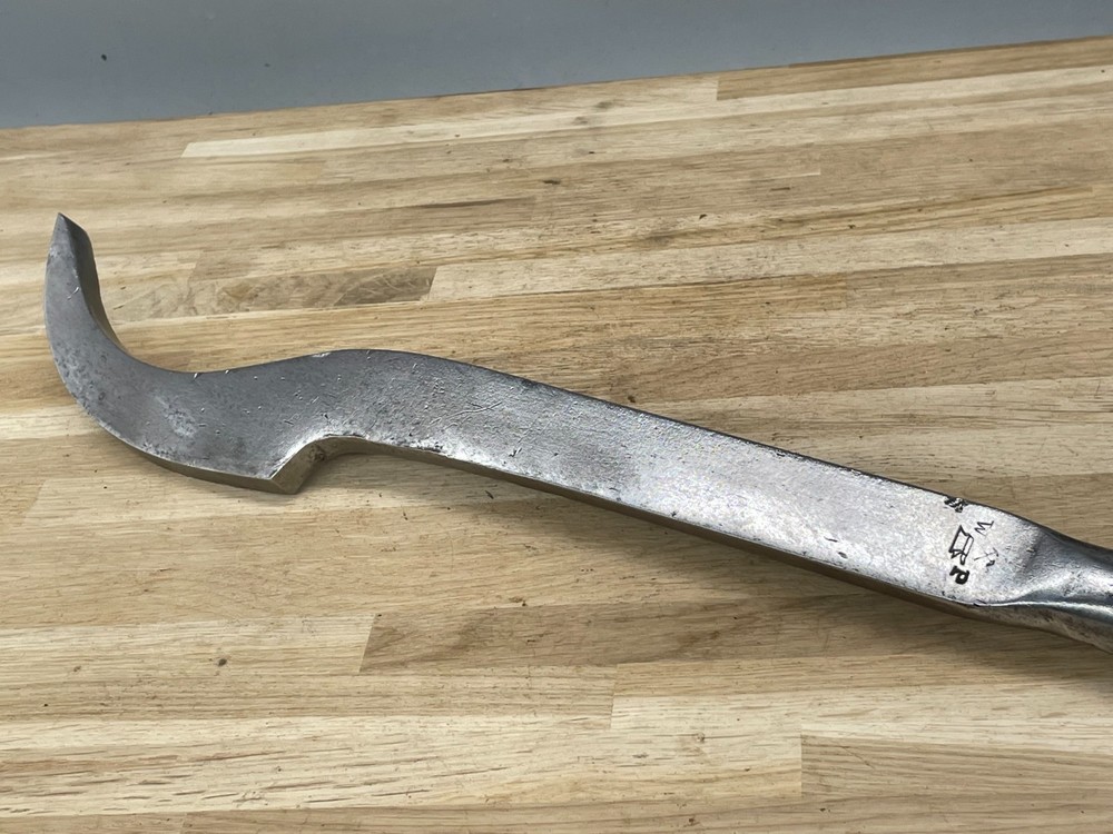 Vintage Large WARD W&P 1/2" Socketed Swan Neck Lock Mortise Chisel Old Tool