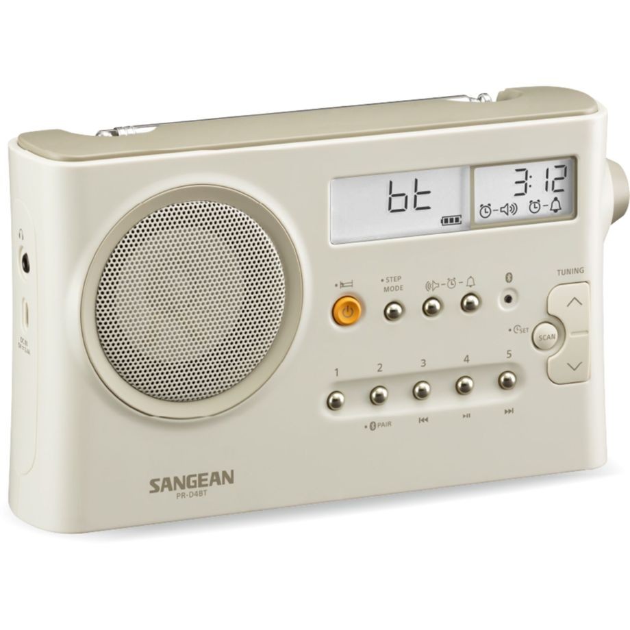Sangean Electronics PR-D4 BT Pastel Cream Audio Bluetooth 1010g A500491