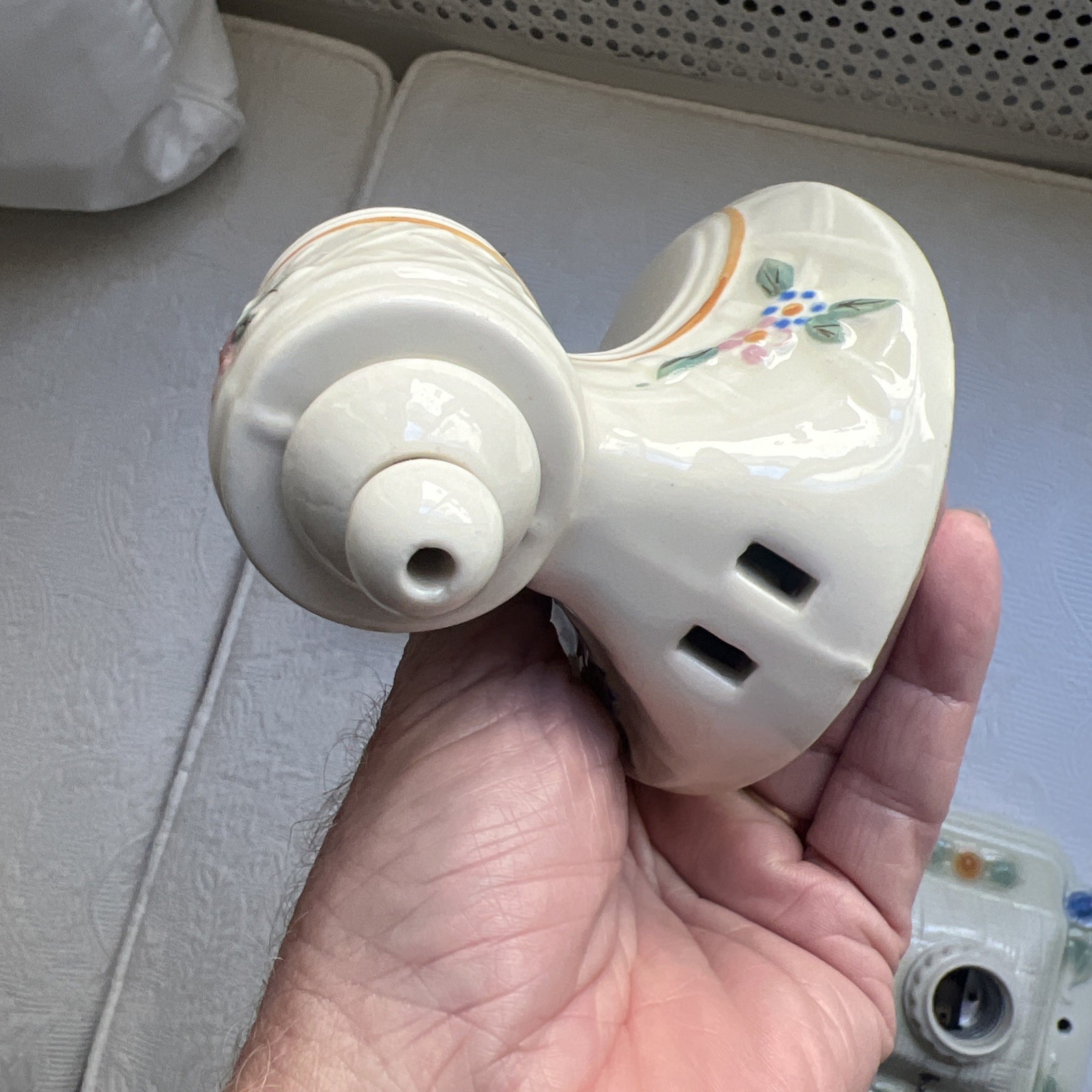 4 Antique Wall Light Sconce & Fixtures - 1 Porcelier #7H