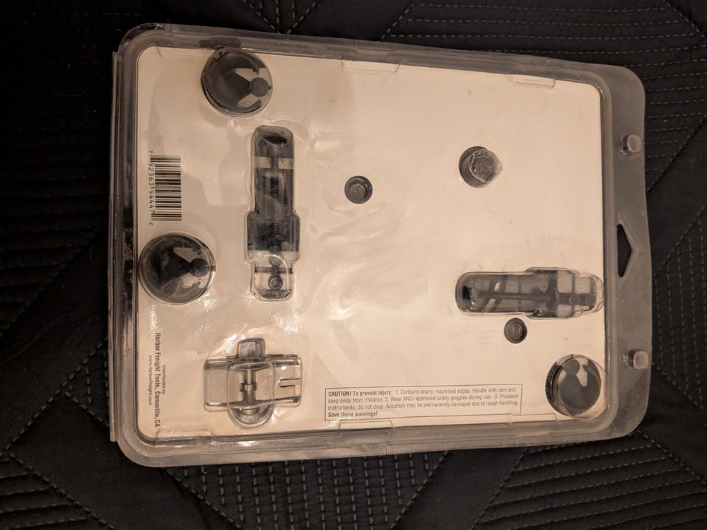 Pittsburgh 6 Pc. Technical Measuring Kit New In Plastic