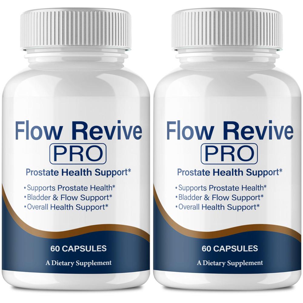 Flow Revive Capsules for Men, Official Flow Revive Prostate Support (2 Pack)