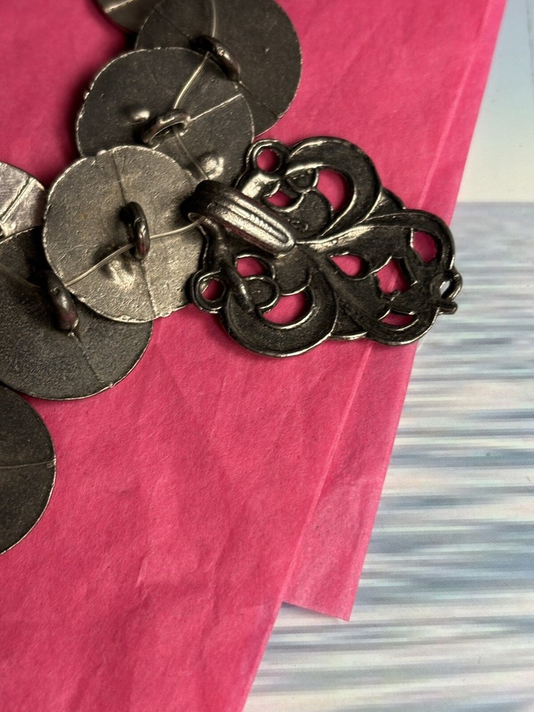 Vintage Pewter Buttons~ 30 Norwegian Factory Errors.