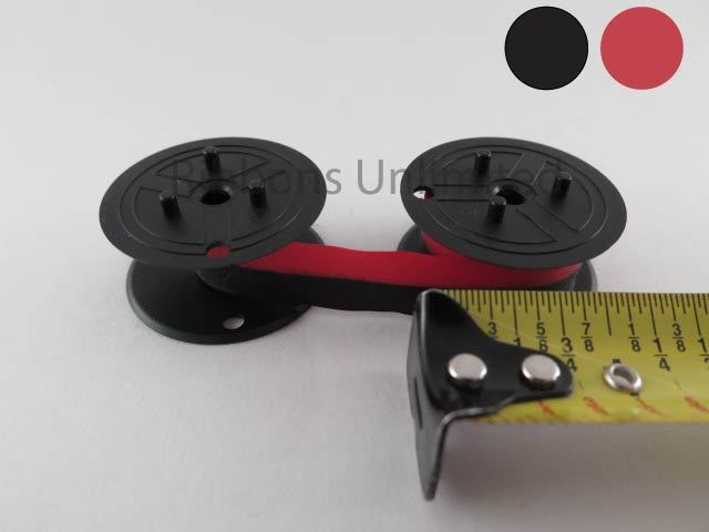 Compatible Fits Casio Adding Machine Calculator Spool Black Red Ribbon