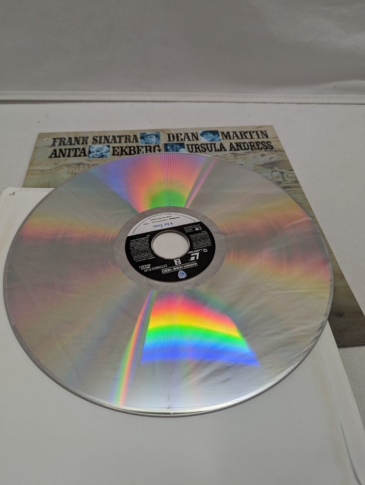 4 For Texas Digitally Processed Extended Play Laserdisc Warner Home Video 1991