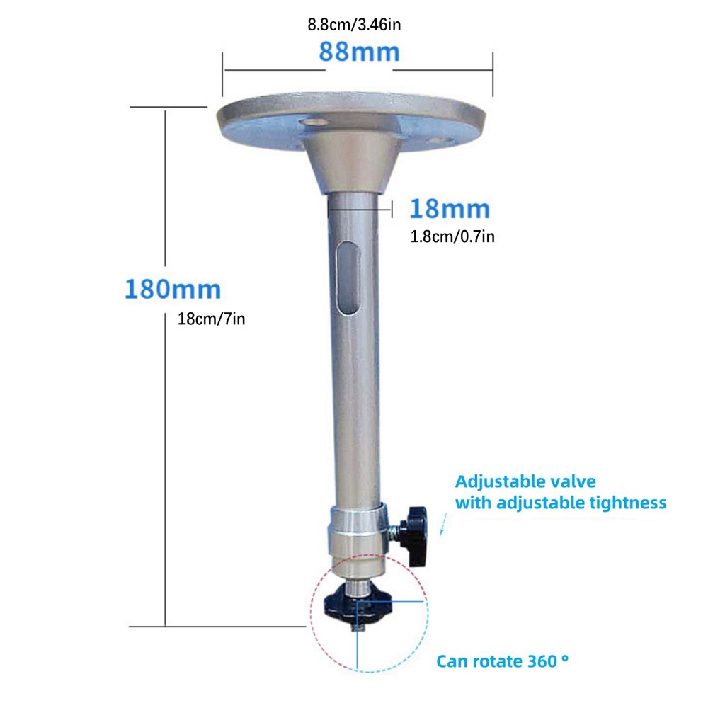 360° Rotatable Universal Wall Ceiling Mount Stand For Mini Projector DVR Camera