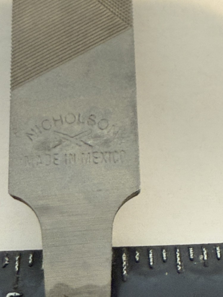 New Nicholson 6” Flat Smooth File, 03533N Double Cut, American Pattern